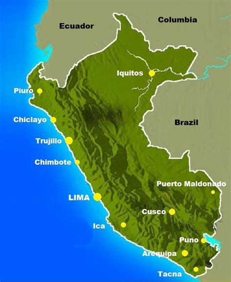 peruvian capital city|map of peru with cities.